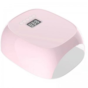 M&r 801pro lámpara de uñas LED inalámbrica inalámbrica, secadora de uñas inalámbricas, luz de uñas LED recargable de 72W, lámpara de uñas LED UV de gel portátil con 4 sensores de ajuste de temporizador y pantalla LCD verde