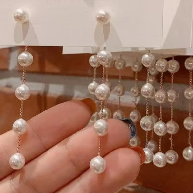 Penador de perlas de oro de 18k paraniñas