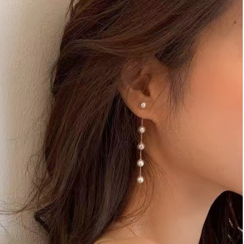 Penador de perlas de oro de 18k paraniñas