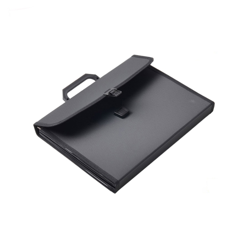 Carpeta de expansión A4 Tamaño de letra PP plástico 13 Pockets Multi Pocket Organizador Archivo expandible