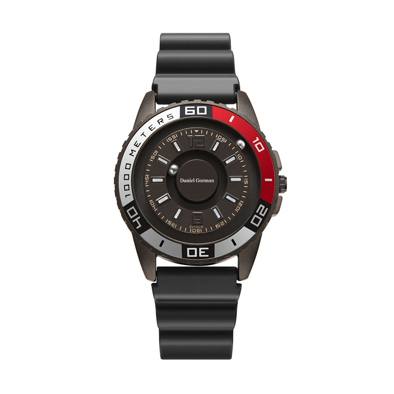 Daniel Gorman GO15 Magnetic Bead Men \\ s Watch Personalized Creative Sports Watch Fold Borderless Fashion Diseño de acero inoxidable Reloj impermeable