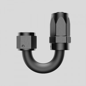 El estilo de cortador de aluminio se extiende la manguera giratoria 0/30/45/60/90/120/150/180 grado Una hembra ajustada AN4 AN6 AN8 AN10 AN12 AN16 AN20