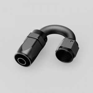 El estilo de cortador de aluminio se extiende la manguera giratoria 0/30/45/60/90/120/150/180 grado Una hembra ajustada AN4 AN6 AN8 AN10 AN12 AN16 AN20