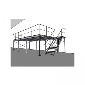 Piso de plataforma de estructura de acero