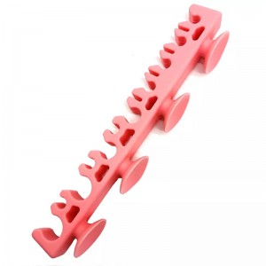 Soporte de secado de maquillaje de silicona para herramientas cosméticas Baño