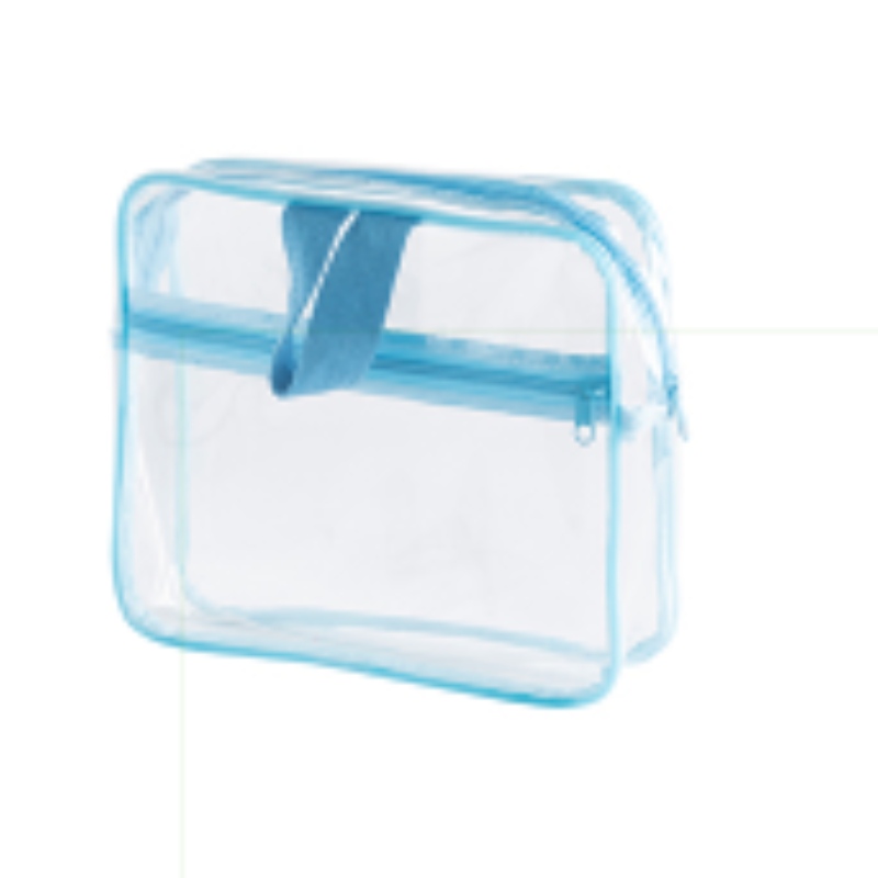 bolsa de lavado de bolsas cosmáticas de PVC Zip