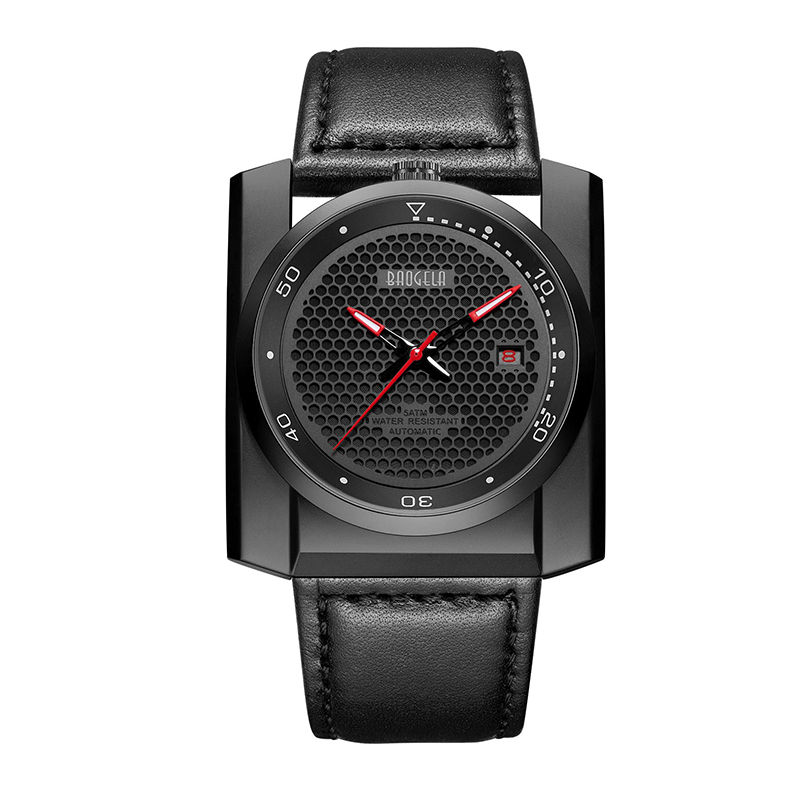 Baogela New Sports Watch Men \\ 's Big Dial Square Men \\' s Luminoso Wation Imploud Automatic Mechanical Watch 6775