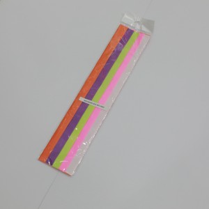 Papel de crepe largo