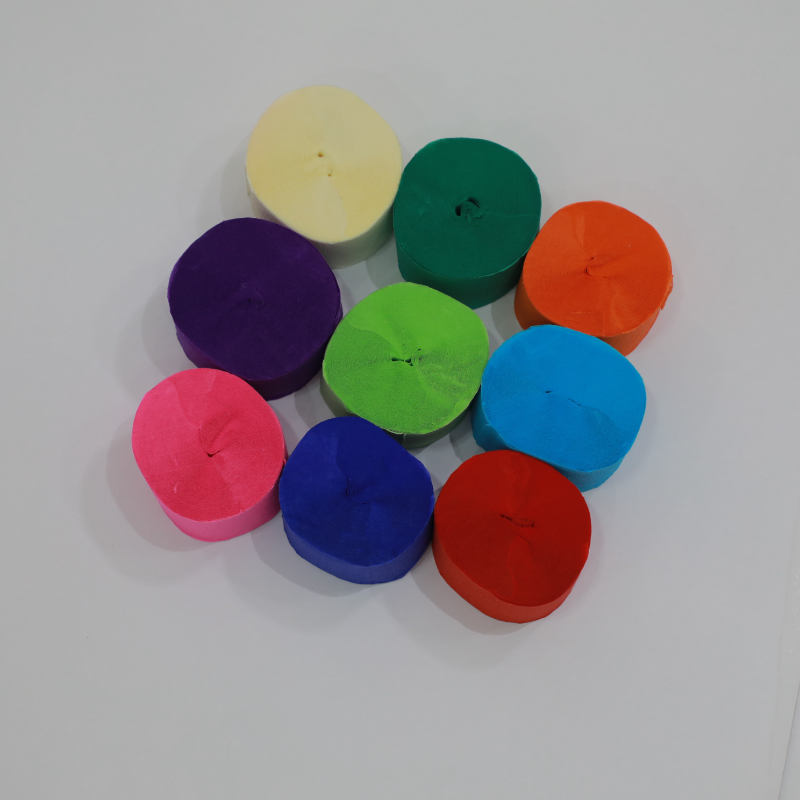 Crepe Paper Streamers- Gran tramo&fácil de torcer, para bodas, cumpleaños, despedida de soltera, Navidad, fiesta divertida en la puerta&Rainbow Decorations