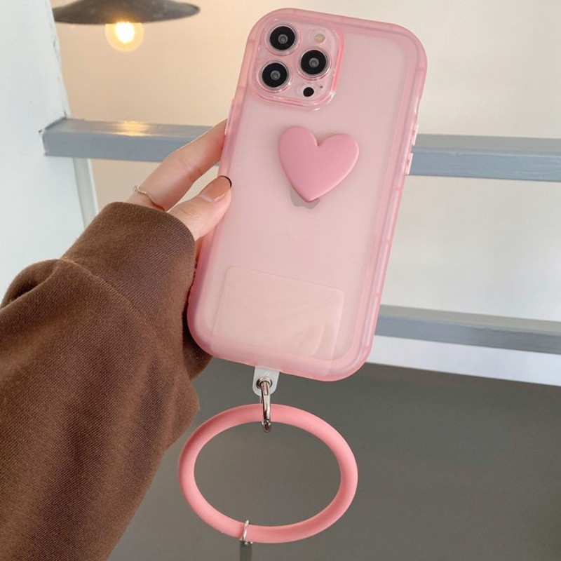 Adecuado para Apple iPhone13Pro Case de teléfonos móviles, estuche de teléfono móvil de silicona, caja de brazalete de amor suave