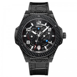 Baogela Men \\\\ Ratio mecánico Mecánico Automatic Hollow Fashion Men \\\\ \'s Luminoso Garm Dial 50m Wating Watch 2001 Negro