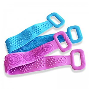 Cepillos de baño de silicona cinturones de baño