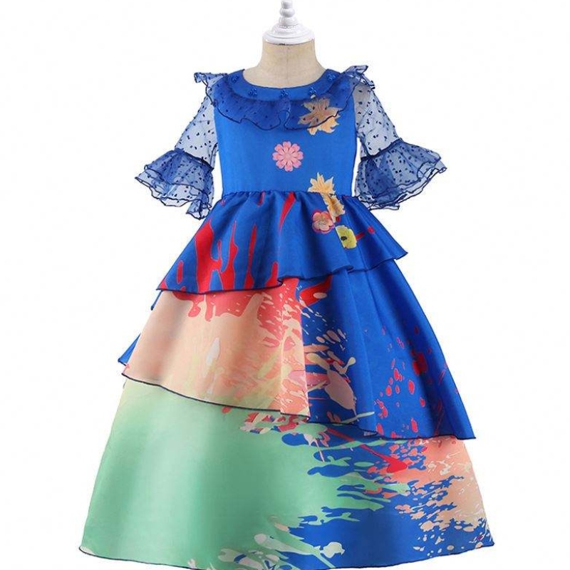 Vestimenta de cosplay de cosplay princesa princesa Encanto Mirabel Girl Vestido con bolso gratis