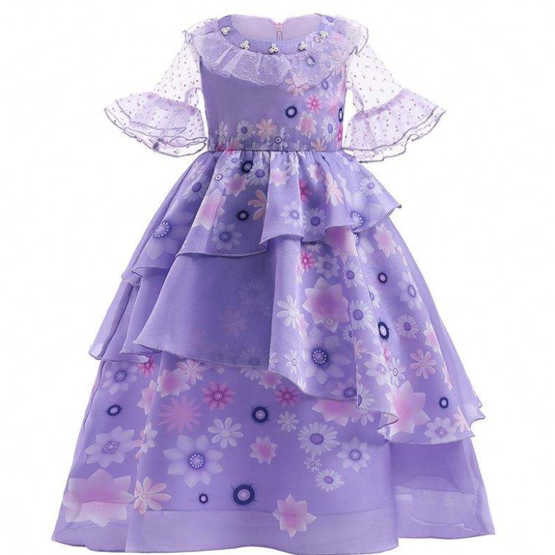 Baige Cosplay Isabella Purple Anime Encanto Dress Carnival Party Princess Disfraz paraniñas