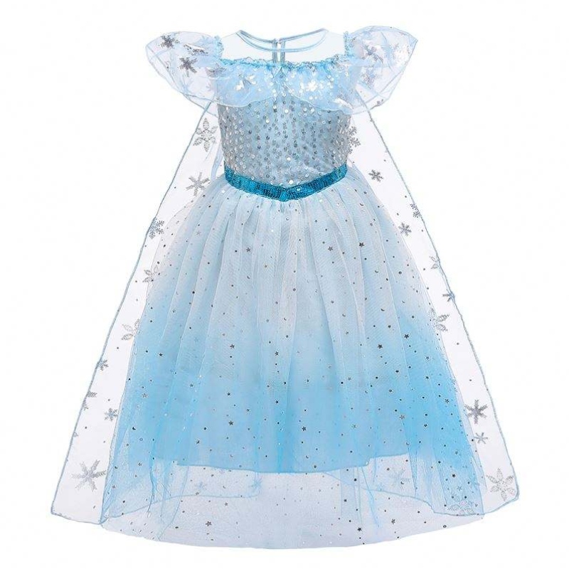 Baige Cosplay Party Dress Up Belle Princess Girls Dress Dress Princess Elsa Anna Halloween Fairy Kids Fancy BX1683