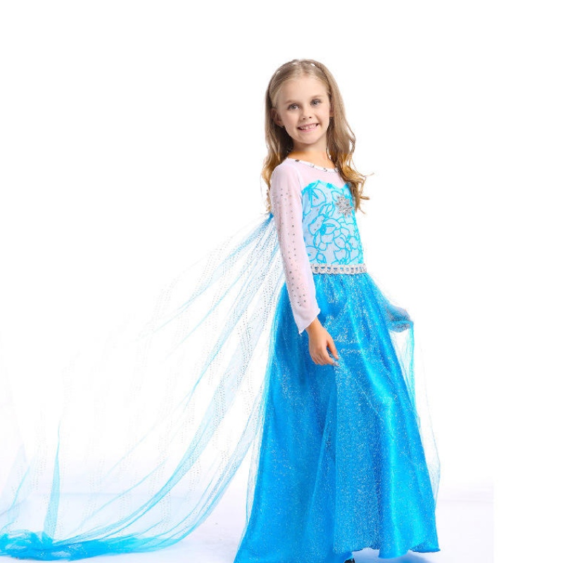 Elnuevo vestido de princesa de la fiesta de Aisha, vestida de larga princesa, vestida de princesa Aisha con un juego completo de accesorios