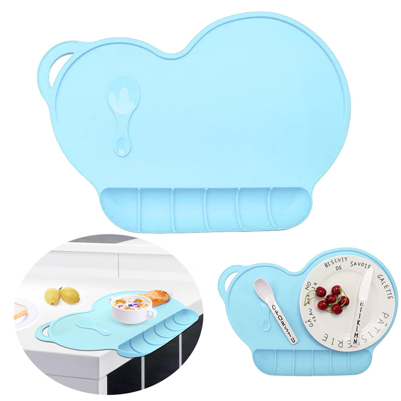 Silicona indicador de visitas portátiles de viaje reutilizables portátiles paraniños Tiny Diner