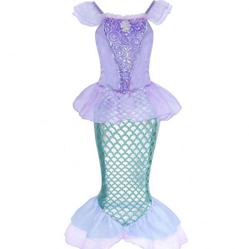 Chicas pequeñas sirenientes halloween princesa disfrazniños ariel vestidosniñosnavidadnavidad carnaval fiesta de cumpleaños atuendo ropa