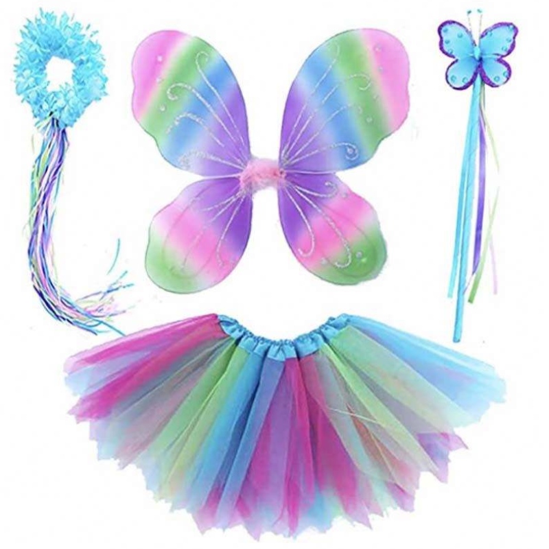 Disfraz de carnaval chicas \\ 'Fairy Party Set 3-8y Princess Fairy Tutu Falda DGHC-035
