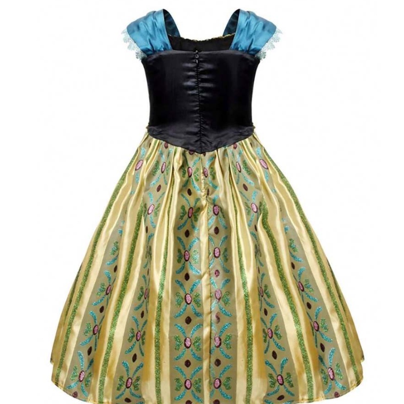 Amazon Hot Selling Fancy Fairytale Kids Childs Disfraz Girls Dresses Princess Dresses HCGD-015
