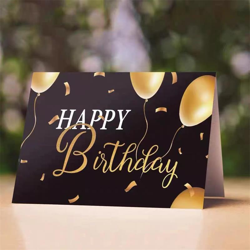 Tarjetas de felicitación Imprimida Kraft Paper para el logotipo personalizado de cumpleaños Impreso 150G/200G/250G/300G Regalo impreso Regalo multicolor Regalo de cumpleaños Regalo Card