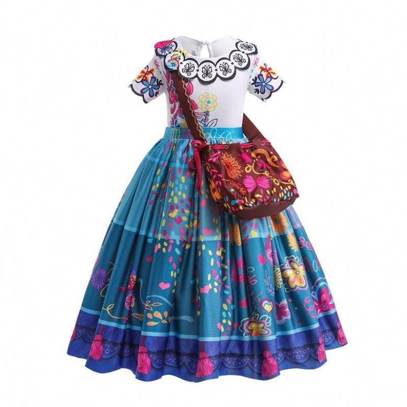 Trajes de halloween de mujeres vestidos de vestuario de cosplay Mirabel Dress Encanto Disfraz Adult HCIS-009