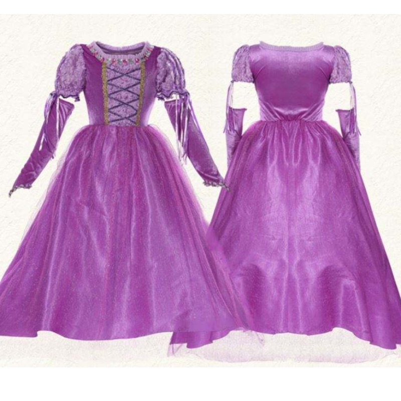2022 COSPLAY DE Halloween Mujeres Rapunzel Princesa Adult Sofía Disfraz HCRS-013
