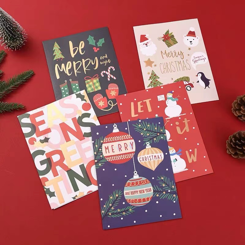 Tarjetas de felicitación Imprimida Kraft Paper para el logotipo personalizado de cumpleaños Impreso 150G/200G/250G/300G Regalo impreso Regalo multicolor Tarjeta de agradecimiento de cumpleaños Tarjeta de Navidad