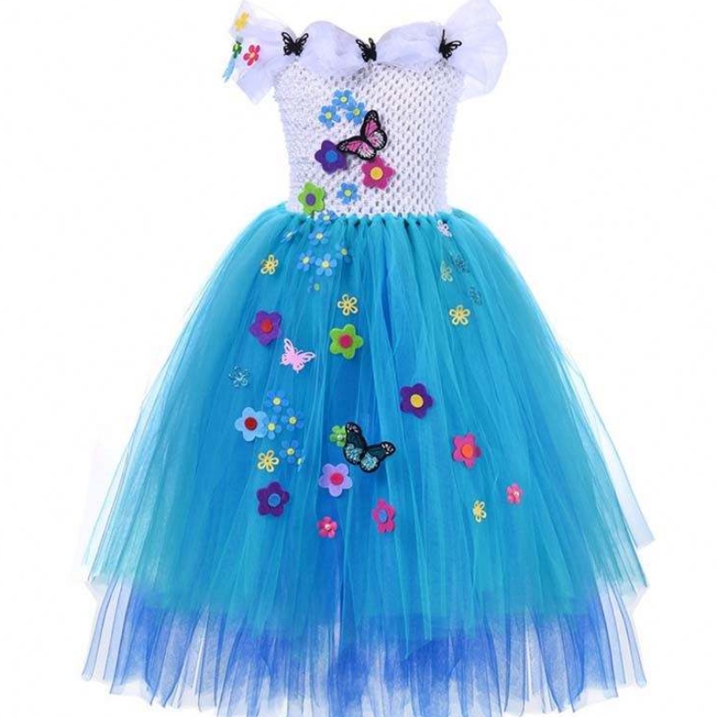Baby Girl de 1 a 8 años Crochet hecho a mano Tulle Mirabel Isabela Encanto Tutu Vestido HCIS-014