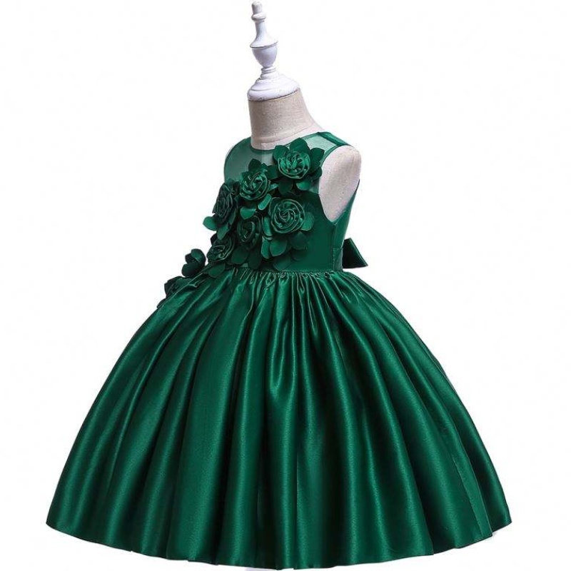 Baige Factory Precioniños Niños Girls Fashion Boutique Girl Vestido de cumpleaños de bodas L5068