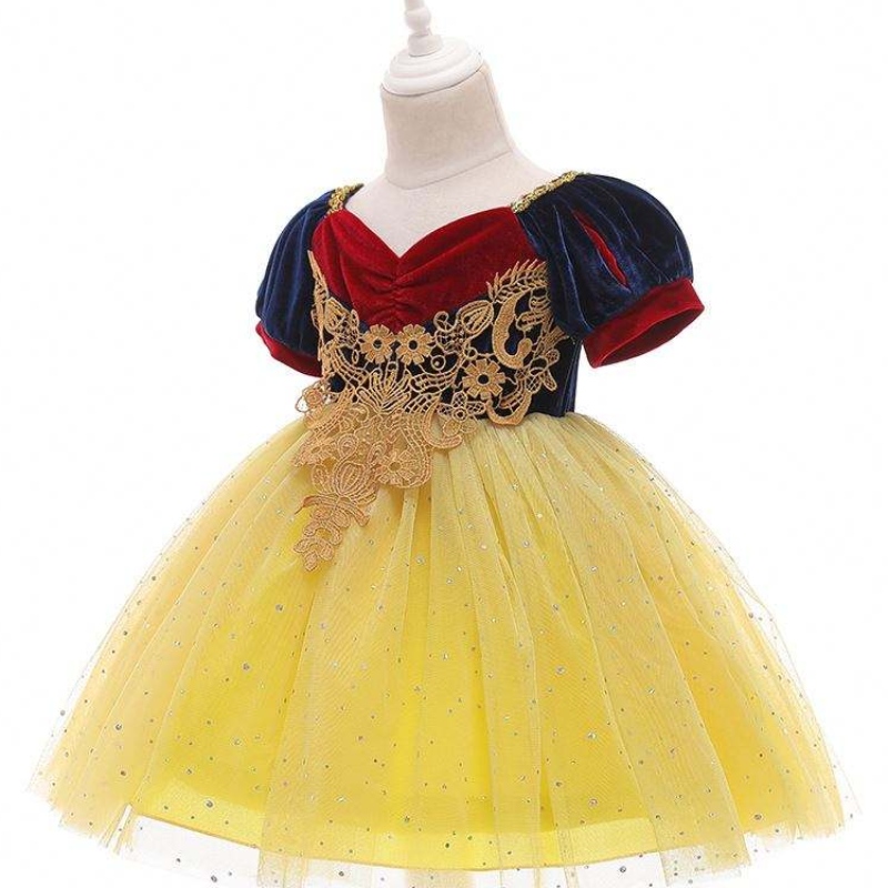 2020 Nuevo lentejuelas de la princesanevada de lanieve reciénnacido reciénnacido disfraz de Halloween D0693