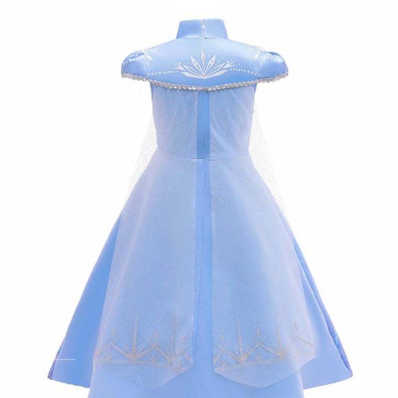 Nuevo Elsa Flocks Fashion Mangas cortas Abrigo Halloween Hada princesa