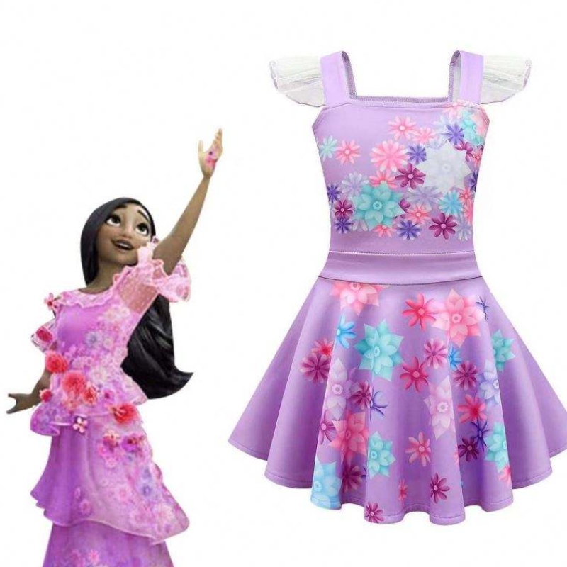 TV&movie cosplay vestido púrpuraniñas princesa disfrazniños fantasía de vestir paraniños cosplay