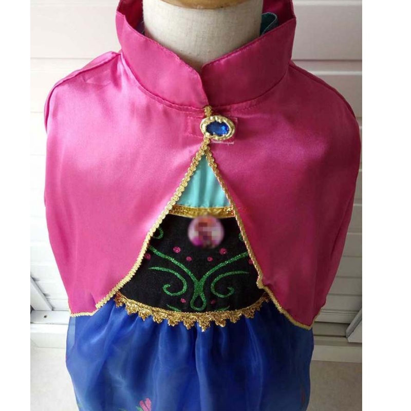 Girls Elsa Anna Dress Cartoon Cosplay Snow Queen Princess Dresses Elsa paraniñosniños vestidos de ropa paraniñas