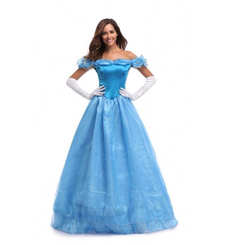 Melícula Beauty and the Beast Belle Princess Dress Cosplay Cosplay para mujeres adultas Femeninas de Halloween Party Canonicals Fancy Disfraz