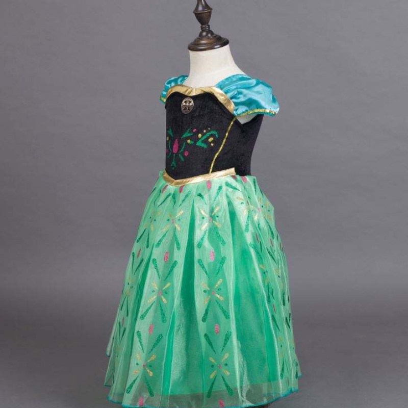 Disfraz de rendimiento Princesa Anna Dress Children \\ 's Wear Dress Princess Anna Dress