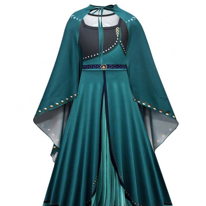 Anna Elsa Princess Dress paraniña Fiesta de cumpleaños Tulle Prom Gown Kids Helloween/christmas Cosplay Snow Queen Coronation Coronation