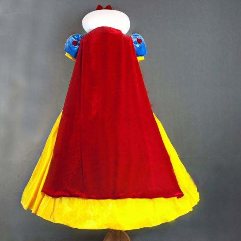 Vestido de cosplay para adultos Girl Girl Princess Vestido Mujeres Adult/children Princesa Disfraz de Fiesta de Halloween de Blancanieves