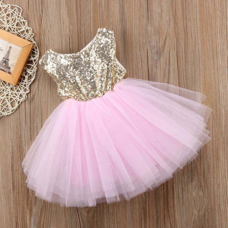 Ropa de ventas calientes ropa hinchada princesa falda lentejuelas baby flowerniña tutu tutu vestido
