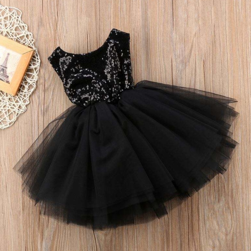 Ropa de ventas calientes ropa hinchada princesa falda lentejuelas baby flowerniña tutu tutu vestido