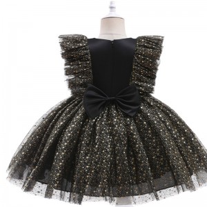 Baby Girl Tutu Party Gown Flower Girls Vestidos para la boda 1 2 3 4 5 años Cumpleaños Kids Ropa Princesa Tul Tulle Disfraz