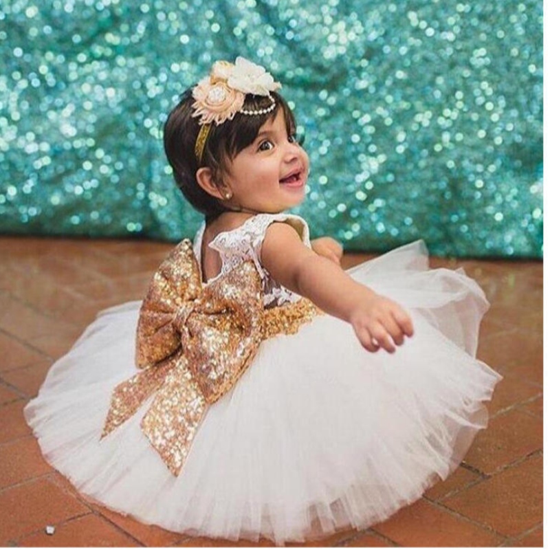 Vestido paraniños paraniñas Vestidos de verano para fiesta y ropa de Navidad de la boda Princesa Flower Tutu Vestido paraniños Vista de fiesta