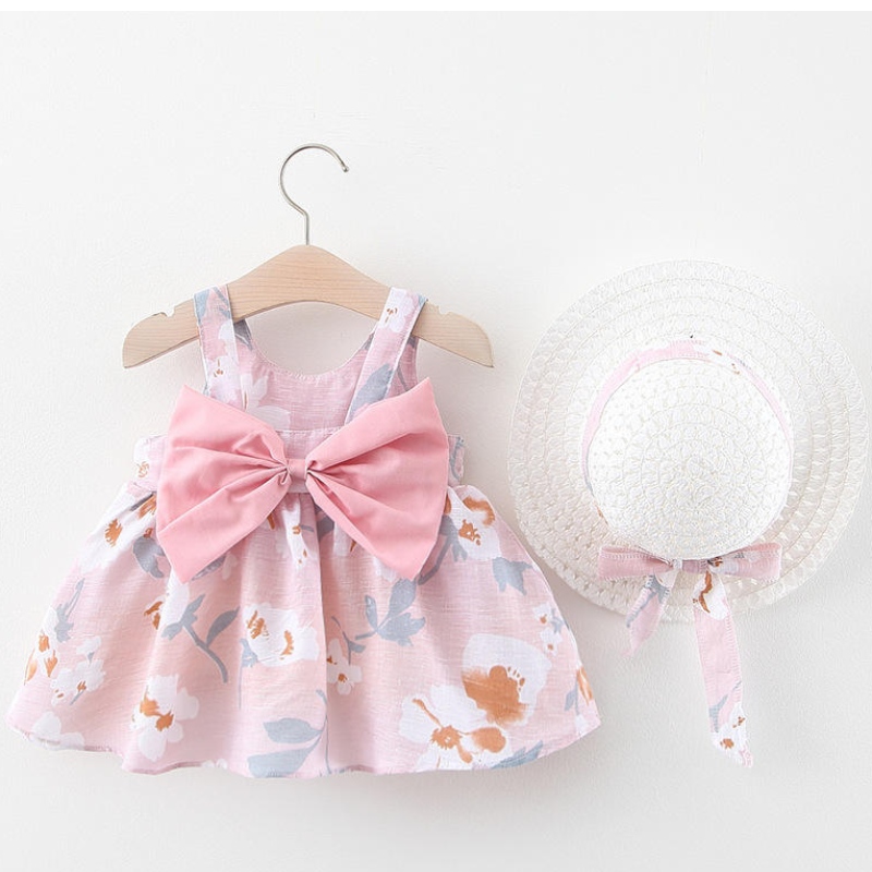 Vestidos de reciénnacidos de verano al por mayor 2pCs Sumadores de reciénnacidos