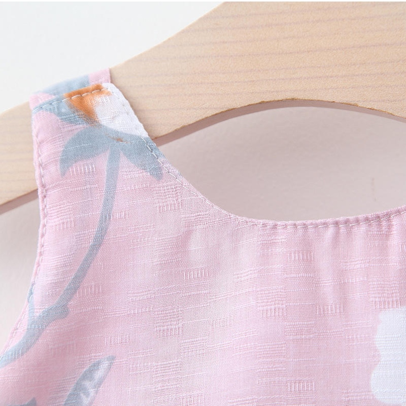 Vestidos de reciénnacidos de verano al por mayor 2pCs Sumadores de reciénnacidos