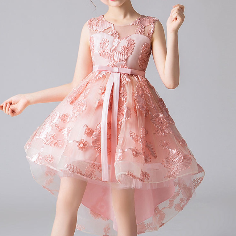 Vestido paraniños paraniñas Disfraces de bodas Cumpleaños Año Nuevo Tail Evening Elegant Princess Summer Vestido paraniños Vestido 4-12