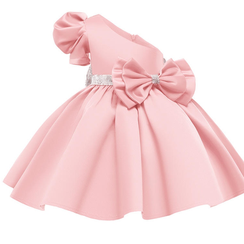 Vestidos denoche oblicuos de chicas de hombro Tada de inclinación de la princesa Formal Princesa Vestidos deniña