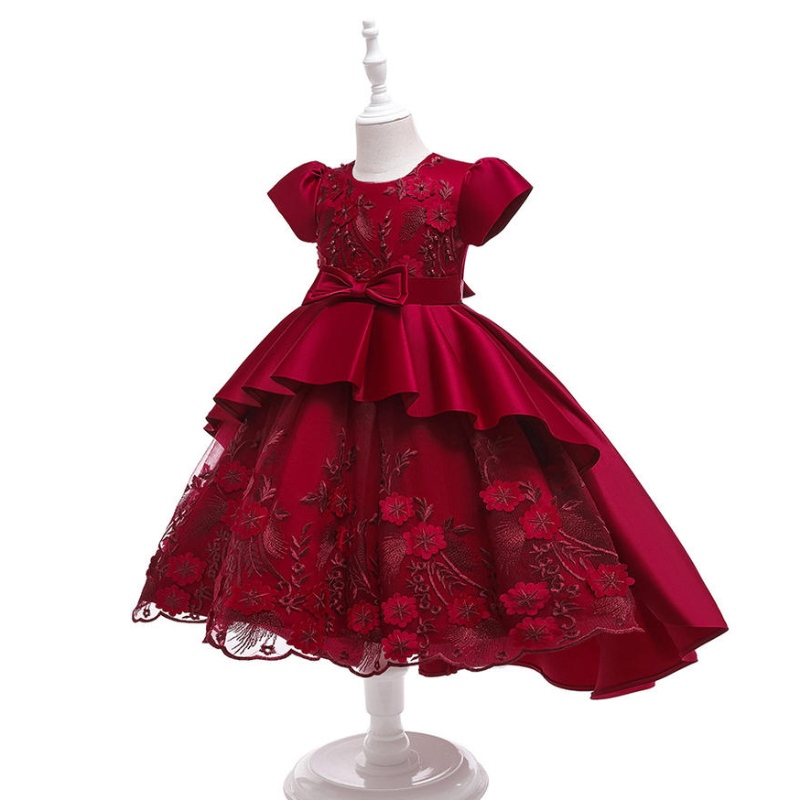 Ropa al por mayor de la ropa de losniños de losniños elegantes paraniñas Boda de la boda del cumpleaños del vestido del vestido