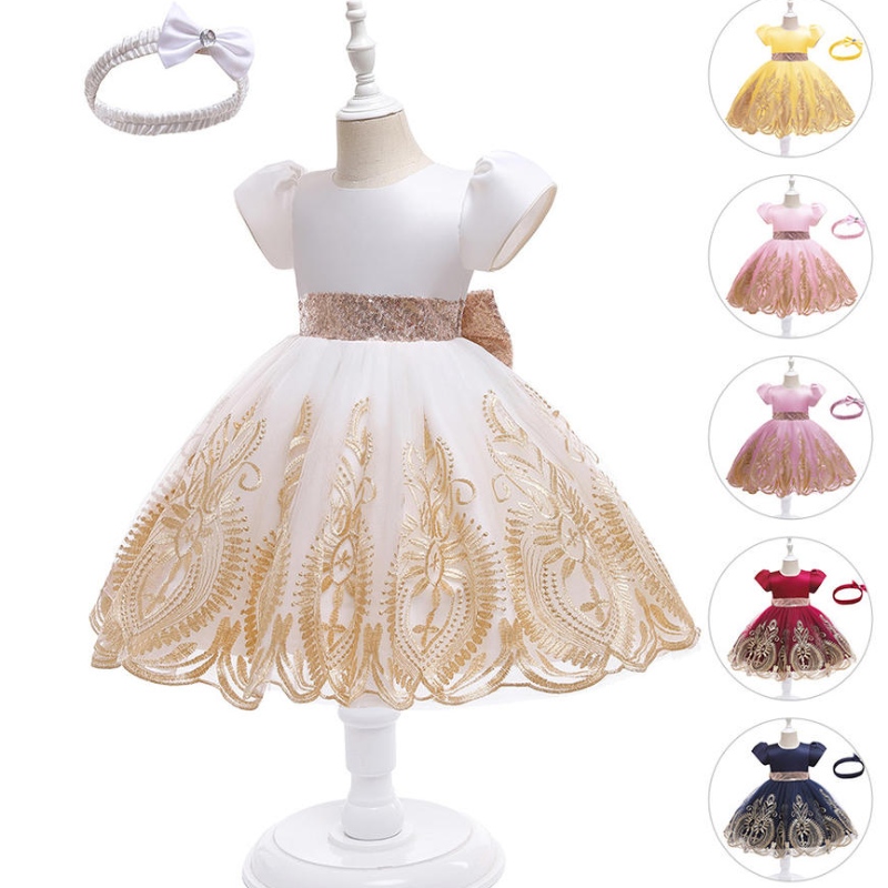 Vestidos paraniños de encaje paraniñas elegantes paraniños de 10 años Vata de pelota Fiesta de boda Girls \\ 'Princess Vestida