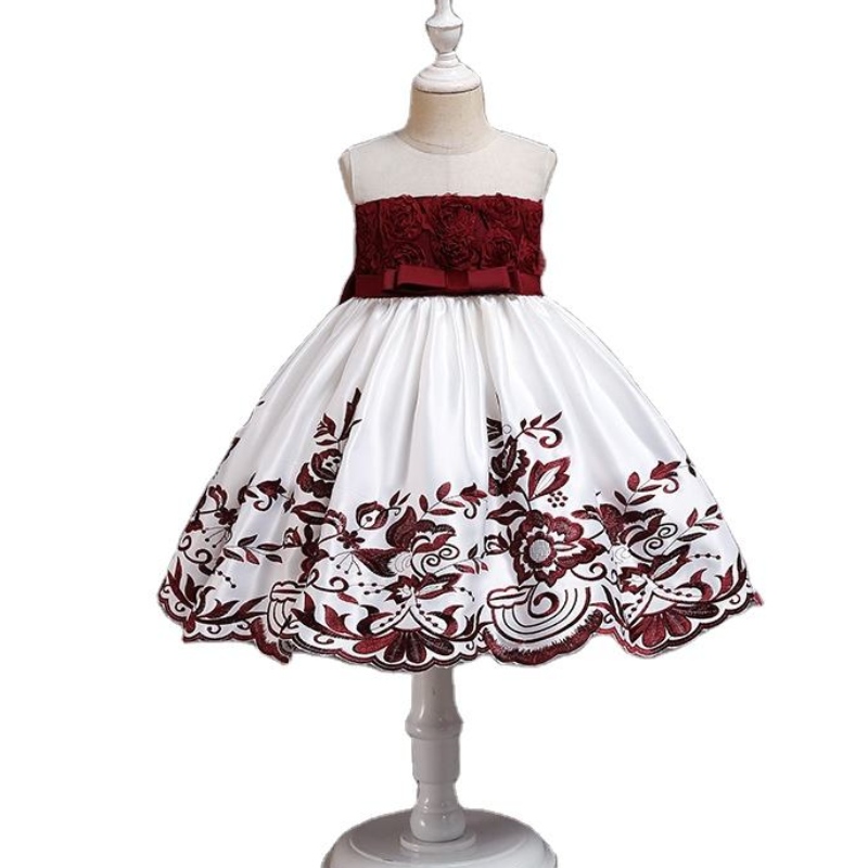Childs Girls Party Wear For Kids Flower Girls Dama de dama de honor Vestido denovia elegante Vestido formal