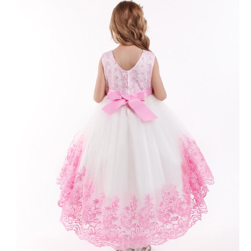 Girl Princess Dress Kids Formal Formal Fiesta de boda paraniñas Vestidos Tul Flower Summer Vestidos